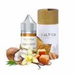 Saltica Harvest Salt Likit, tütün ve karamel dengesini uygun fiyatla sunan 35mg ve 50mg salt nikotin seçenekleridir.