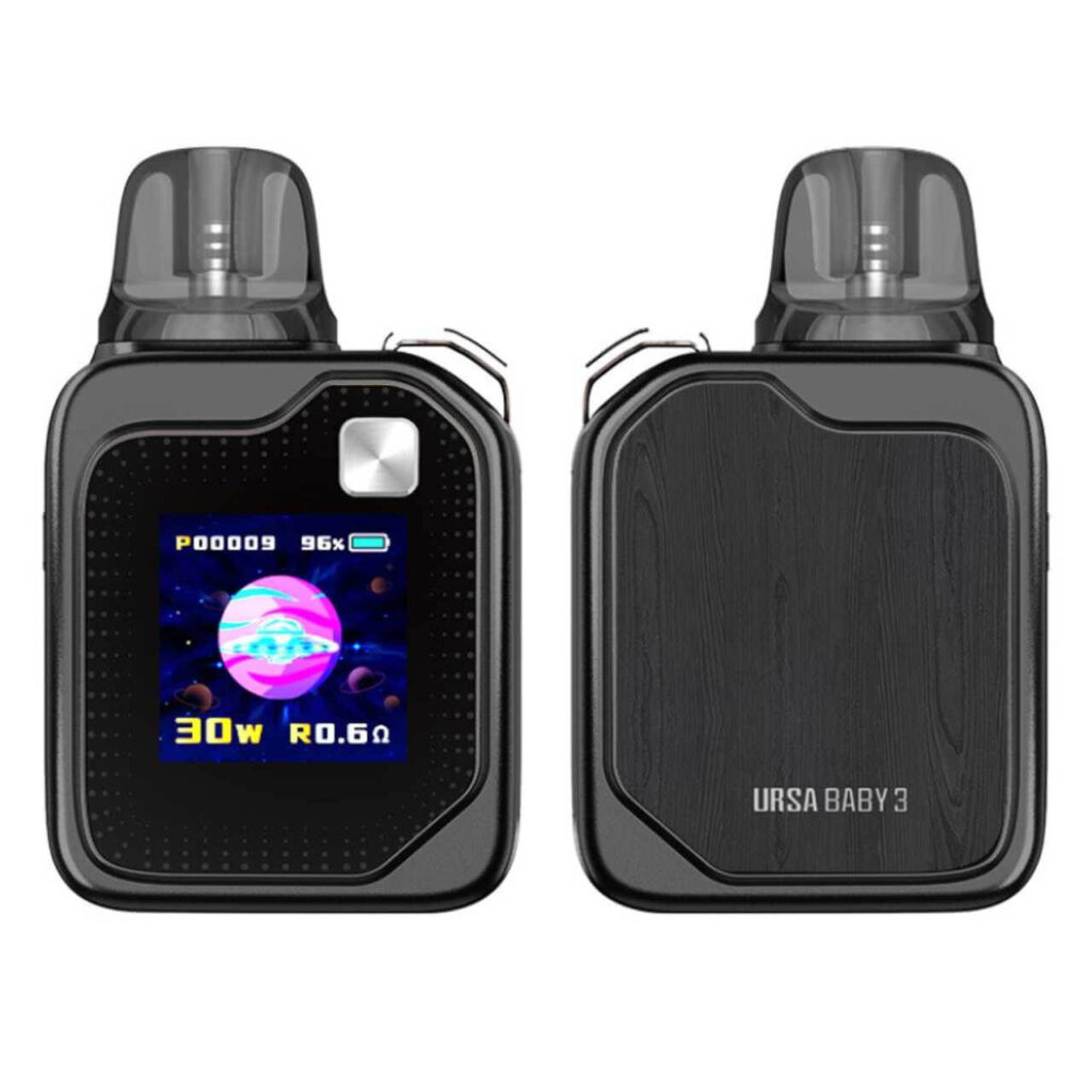 Uygun fiyatlı Lost Vape Ursa Baby 3 Pod Mod, 1000mAh pil ve 30W güç ile yoğun buhar sunar.
