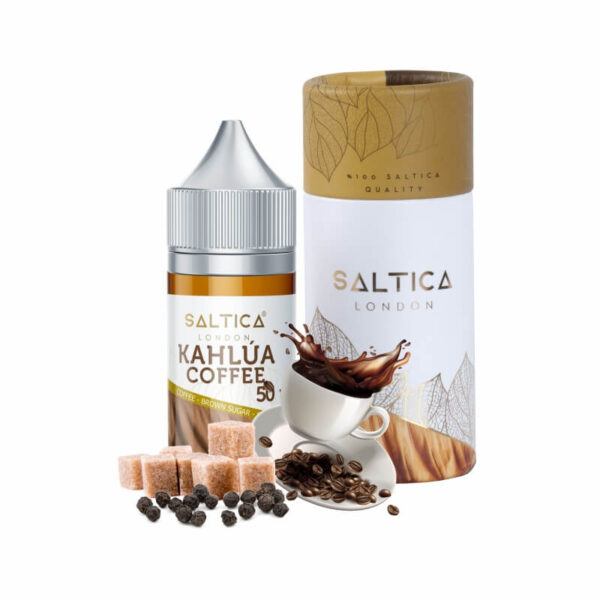 Saltica Kahlúa Coffee Salt likit, kahve ve baharat notalarıyla yüksek nikotin ihtiyacınızı uygun fiyatla karşılar.