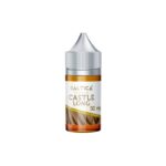 Uygun fiyatlı Saltica Castle Long Salt Likit, hindistan cevizi, badem, vanilya ve burbon aromalarıyla 35mg veya 50mg salt nikotin seçeneği sunar.