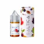 Saltica Frozen Jam Salt Likit, yaban mersini ve karpuz aromalarıyla ferahlatıcı bir deneyim sunan uygun fiyatlı bir seçenektir.