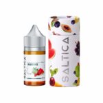 Karpuz, çilek ve kivi aromalı Saltica Kanzi Ice salt likit, uygun fiyat ve buz ferahlığıyla 35mg ile 50mg salt nikotin gücünde.