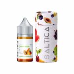 Uygun fiyatlı tropikal mango, papaya ve kavun aromalı Saltica Mega Melon salt likit.