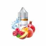 Nar, ahududu, şeftali ve krema notalarıyla zengin lezzet sunan Saltica Pomegranate Rush salt likit, uygun fiyatlı 35mg ve 50mg salt nikotin seçeneklerine sahiptir.