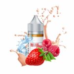 Ahududu ve çilek aromalı bu salt nikotin likit, uygun fiyat ve 35mg-50mg seçenekleriyle sunulur.