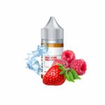 Ahududu ve çilek aromalı bu salt nikotin likit, uygun fiyat ve 35mg-50mg seçenekleriyle sunulur.