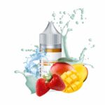 Uygun fiyatlı Saltica Strawberry Mango salt nikotin likiti, çilek ve mango aromalarıyla tatlı bir deneyim sunar.