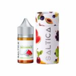 Uygun fiyatlı salt nikotin likiti Saltica Watermelon Ice, karpuz ve krema aromalarıyla ferah bir içim sunar.