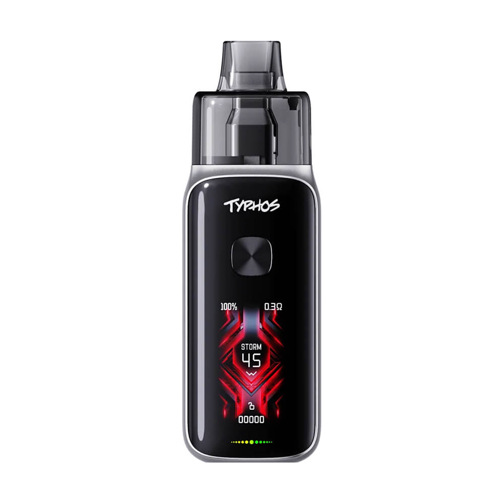 Uygun fiyatlı Uwell Typhos Pro Pod Mod, 3000 mAh pil ve Dual Mesh coil ile uzun süreli salt nikotin keyfi sunar.