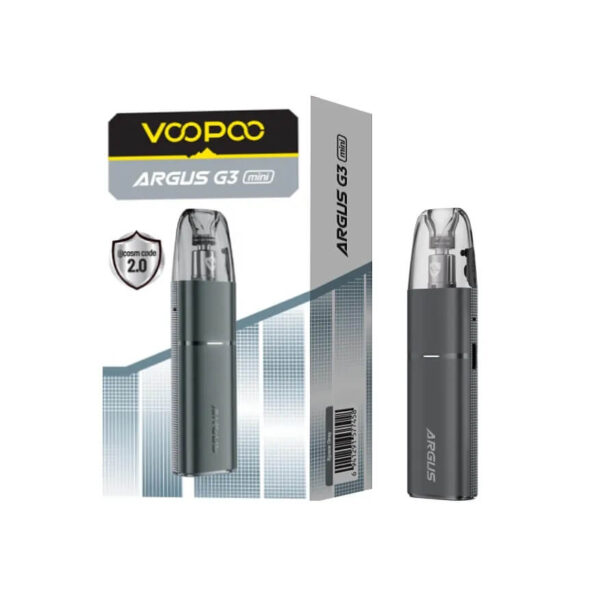 Voopoo Argus G3 Mini Pod Mod, 1350 mAh batarya ve 30W akıllı güç ile uygun fiyatlı üstün performans sunar.