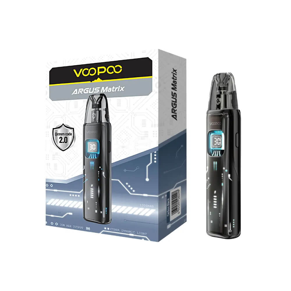 Voopoo Argus Matrix Pod Mod 1350mAh - 1 Uygun fiyatlı Voopoo Argus Matrix Pod Mod, 1350 mAh batarya ve 30W güç ile salt nikotin için idealdir.