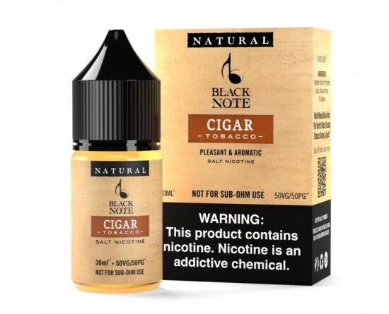 Black Note Cigar Tobacco Salt Likit