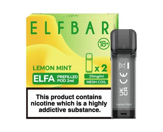 Elf Bar Elfa Lemon Mint Pod Kartuş