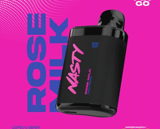 Nasty Fix Go 3000 Rose Milk Disposable Vape Bar