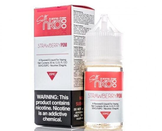 Nkd 100 Salt E-Liquid Menthol - Strawberry POM - 30ml
