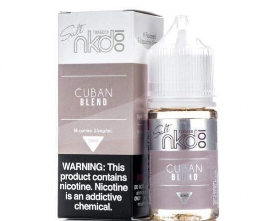 Nkd 100 Salt E-Liquid Tobacco - Cuban Blend - 30ml
