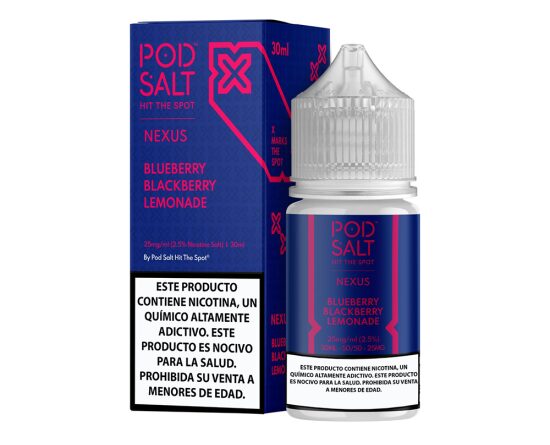 Pod Salt Blueberry Blackberry Lemonade Salt Likit