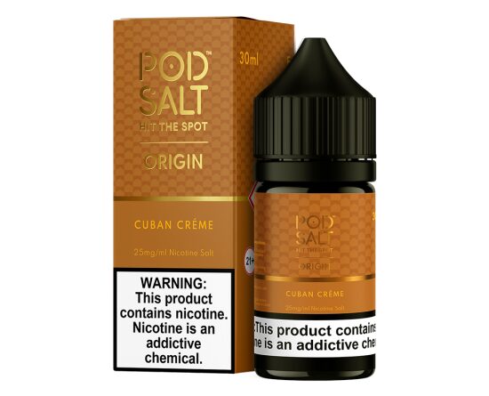 Pod Salt Cuban Creme Salt Likit