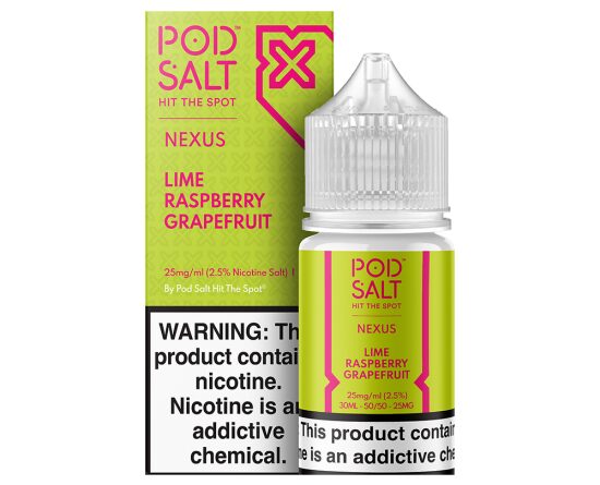 Pod Salt Lime Raspberry Grapefruit Salt Likit