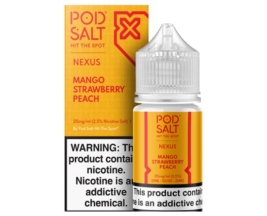 Pod Salt Mango Strawberry Peach Salt Likit