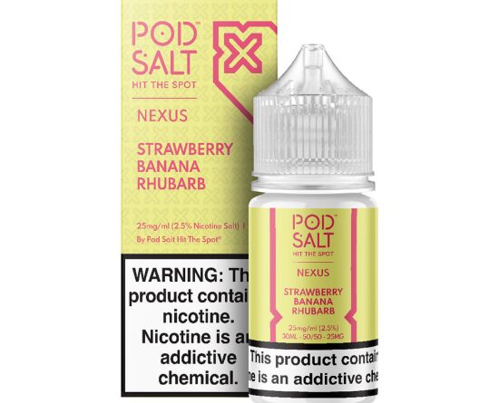 Pod Salt Strawberry Banana Rhubar Salt Likit