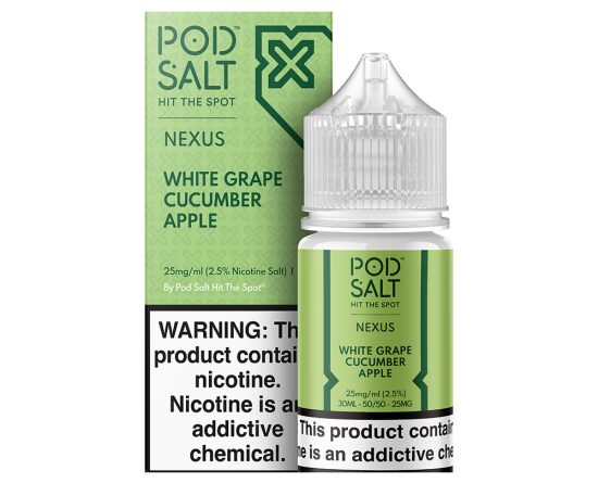 Pod Salt White Grape Cucumber Apple Salt Likit