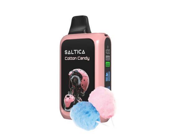 Saltica Cyber 18000 Cotton Candy Disposable Vape Bar