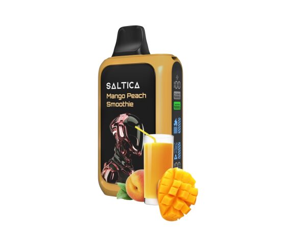 Saltica Cyber 18000 Mango Peach Smoothie Disposable Vape Bar