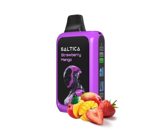 Saltica Cyber 18000 Strawberry Mango Disposable Vape Bar