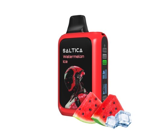 Saltica Cyber 18000 Watermelon Ice Disposable Vape Bar