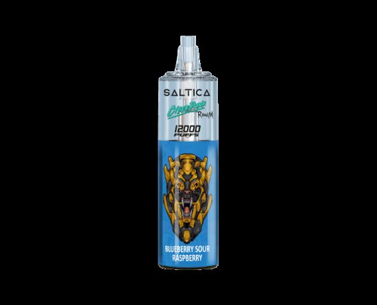 Saltica Cyberpunk 12000 Blueberry Sour Raspberry Disposable Vape Bar