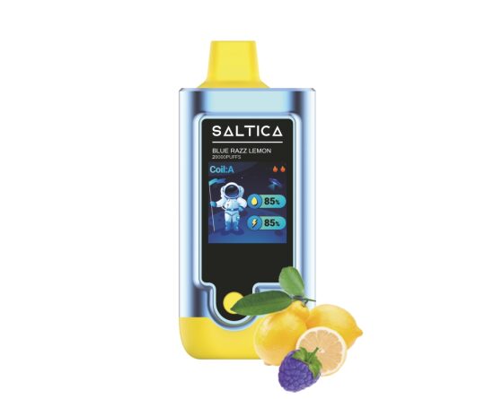 Saltica Digital 20000 Blue Razz Lemon Disposable Vape Bar