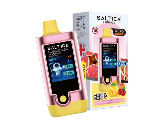 Saltica Digital 20000 Cranberry Mango Grapefruit Disposable Vape Bar