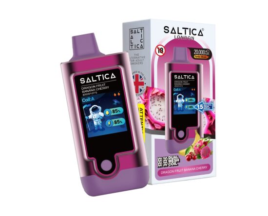 Saltica Digital 20000 Dragon Fruit Banana Cherry Disposable Vape Bar