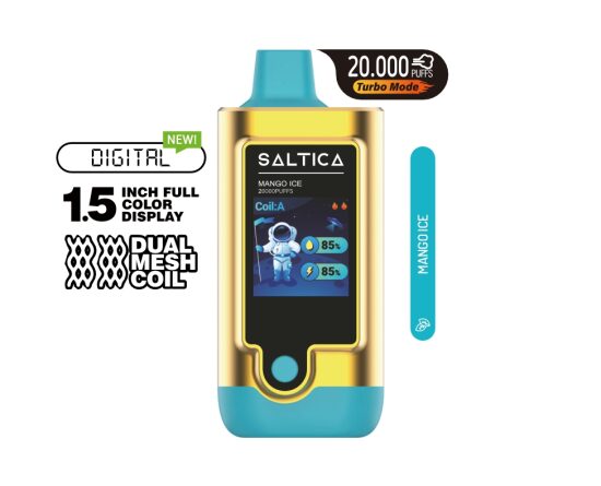 Saltica Digital 20000 Mango Ice Disposable Vape Bar