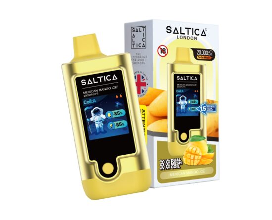 Saltica Digital 20000 Mexican Mango Ice Disposable Vape Bar