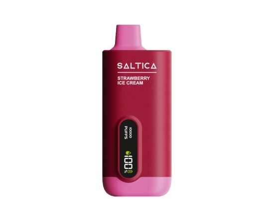 Saltica Ekranlı 10000 Strawberry Ice Cream Disposable Vape Bar