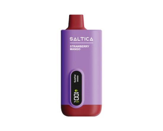 Saltica Ekranlı 10000 Strawberry Mango Disposable Vape Bar