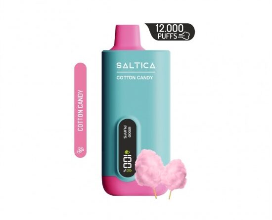 Saltica Ekranlı 12000 Cotton Candy Disposable Vape Bar