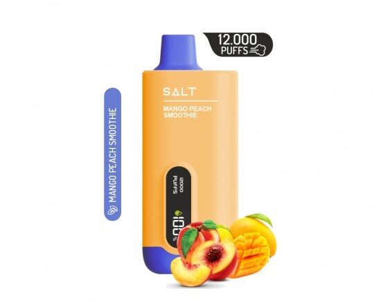 Saltica Ekranlı 12000 Mango Peach Smoothie Disposable Vape Bar