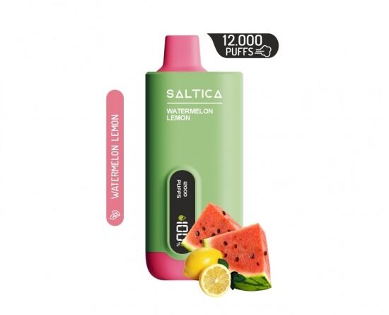 Saltica Ekranlı 12000 Watermelon Lemon Disposable Vape Bar