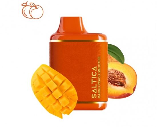 Saltica Leather 7000 Mango Peach Smoothie Disposable Vape Bar