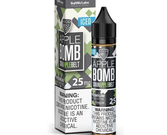 Vgod Apple Bomb Iced Salt Likit