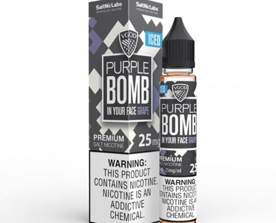 Vgod Purple Bomb Ice Salt Likit