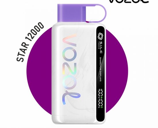 Vozol Star 12000 Grape Ice Disposable Vape Bar