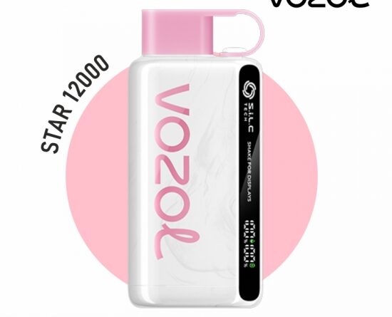 Vozol Star 12000 Peach Ice Disposable Vape Bar